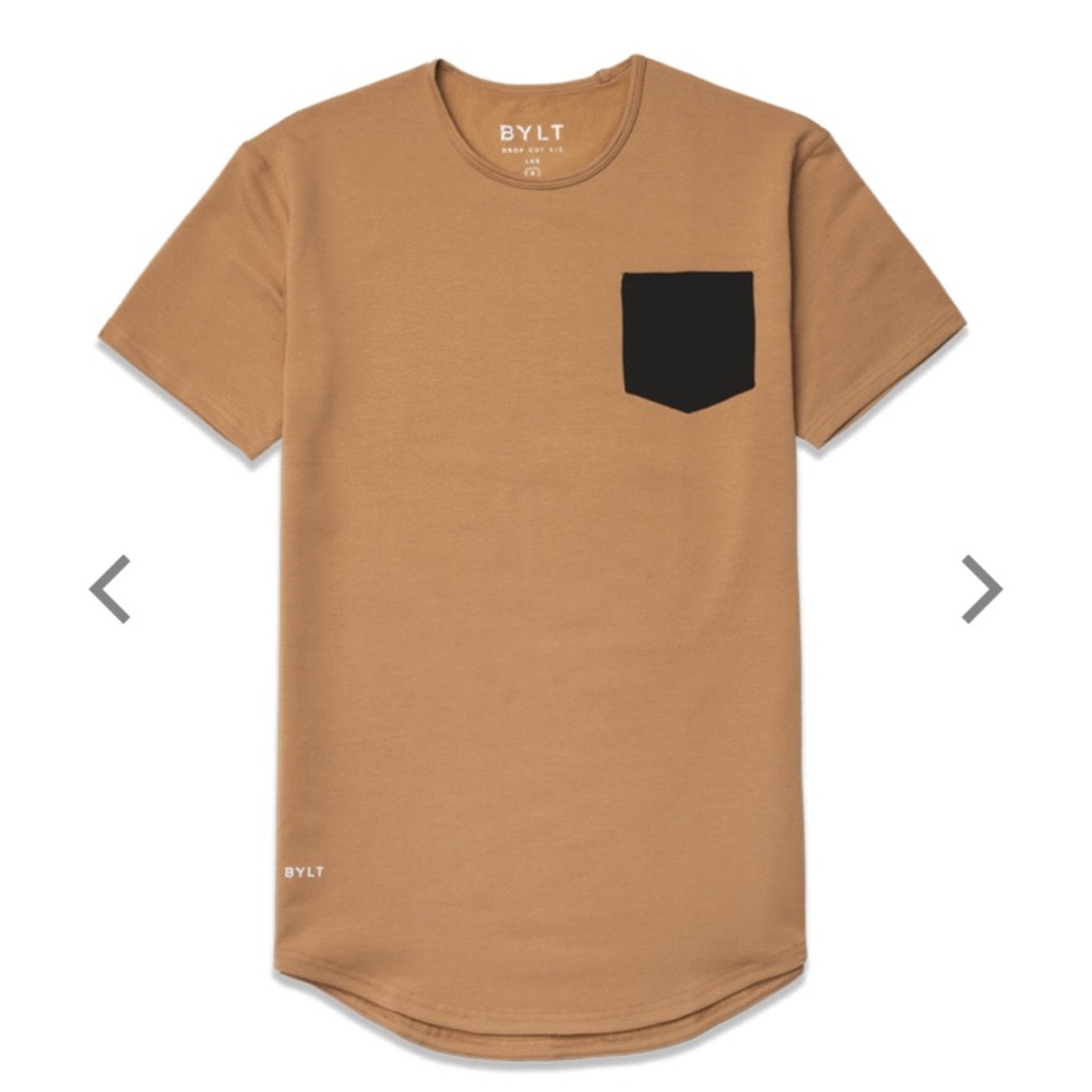 BYLT drop-cut LUX pocket shirt